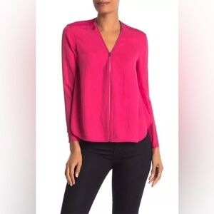 Rag & Bone Vanessa Zip Front Blouse XXS
